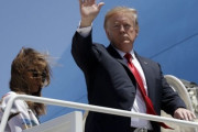 トランプ、東京到着…安倍と11回目の首脳会談、5回目のゴルフ＝韓国の反応