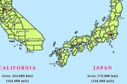 海外「日本とカリフォルニア州をいろいろ比べてみた」　海外の反応