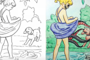 海外「そうじゃないだろ！？」　（微閲覧注意）子供用の塗り絵を破壊してくる大人達の改造まとめ　海外の反応