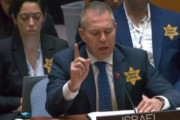 海外「ガザに人道危機はないと言い張るイスラエル国連大使」