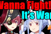 ペコラさんとマリンさん、遂に宣戦布告をしてしまう・・・【ホロライブ】