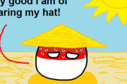 【世界】夏はすぐそこだよ！【ポーランドボール】