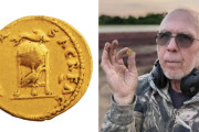【海外】76歳の金属探知機愛好家が6年ぶりに農場で発見！超希少なローマ時代のコインとは？