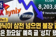 韓国人「SKハイニックスがサムスン電子を一時的に超えた時がバブルの終わり？…証券レポートの予言が的中と話題に」