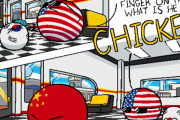 【中国】Winner Winner Chicken Dinner【ポーランドボール】