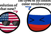 【ロシア】色の革命【ポーランドボール】