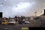 高齢ドライバーがパニックを起こし駐車場で大暴れ最後は横転