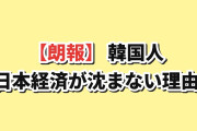 【朗報】韓国人「日本の経済が絶対に沈まない理由がこちら…」