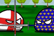 【イギリス-フランス】数百年の愛【ポーランドボール】