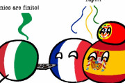 【イタリア】目が付いてるのかい？【ポーランドボール】