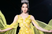 【画像】ミスコンの美女がスケスケすぎる衣装で登場し会場騒然！ 限りなくアウトに近いアウトと話題にｗｗｗｗ