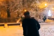 雪ってすごいね！大雪の降った後に木を思いっきり蹴っ飛ばしてみると・・・。海外の反応