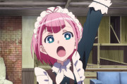 【海外の反応】通常攻撃お母さん 9話「メイド服が可愛すぎる！こんなファンサービスもいいね！」