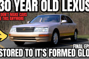 【海外の反応】30年前のレクサスを新車同様にレストアしてみた！