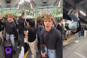 【海外の反応】日本の電車内で迷惑行為！外国人TikTokerに怒りの声殺到「文化を尊重しろ！」