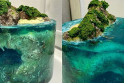 外国人「アクアリウムなケーキを本気で作ってるので見てほしい」