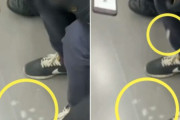 【韓国SNS社会爆笑】ソウル地下鉄の床にツバを吐く中年男性がSNSに晒され...「まず韓国人かどうか国籍確認しよう」と国籍有無から疑われるwwwww