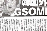 【GSOMIA】韓国人「日本は後進国の様に未開だ」茂木外相がカン外相を「お飾り」と侮辱！週刊文春が茂木外相の不適切発言を報道！
