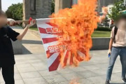 【悲報】韓国人「旭日旗を燃やした大学生に罰金刑が確定‥集会及びデモに関する法律違反の疑い」→「逆に賞を与えるべきだろ！」　韓国の反応