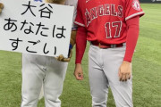 【海外の反応】大谷翔平に敵軍マスコットが日本語でアプローチ「不法な移籍交渉だ」