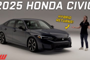 【海外の反応】2025年式のホンダシビックe:HEVはシャープな見た目がかっこいい！