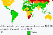 海外「今日学んだこと、アメリカは日本より自殺率が高い」→「ついでに労働時間も長いぞ」