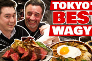 眼の前で焼いてもらえる鉄板焼きはテンション上がるね！外国人Youtuberの誕生日を和牛と焼きそばでお祝い！！