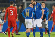【海外の反応】「ジダンの呪いだ」欧州王者イタリアが2大会連続でW杯を逃す