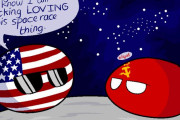 【アメリカ】宇宙レースするよ【ポーランドボール】