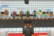 外国人「コロナ休校の日本の小学生がマインクラフト卒業式をしてるぞ！」