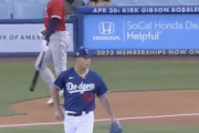 【海外の反応】大谷が天を仰ぐほどの豪送球をご覧ください「翔平、もろストライクだ」