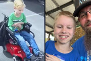 【海外】「車椅子を盗まれた少年に、見知らぬ人たちが贈った驚きのプレゼント」