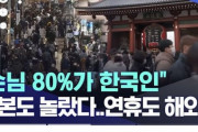 韓国人「日本もびっくりですね」日本の観光客の80％が韓国人