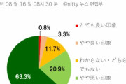 【日韓関係崩壊】韓国人「日本人の84.2％が“韓国との関係が悪い”と回答！“良い”と答えた人はたったの4.1％‥」　韓国の反応