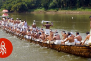 「密集しすぎ」100人乗れるインドのスネークボートレース 海外の反応