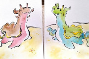 外国人が描いたポケモン水墨画　またしても素晴らしいと話題にPart2
