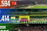 韓国人「また日本がアジア1位に！」アジア・プロサッカーリーグ平均観客動員数ランキングがこちらです…韓国は何位？　韓国の反応