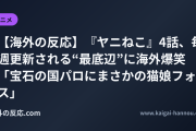 【海外の反応】『ヤニねこ』4話、毎週更新される“最底辺”に海外爆笑 「宝石の国パロにまさかの猫娘フォス」