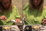 「日本だったら死刑だぞ」箸が使えない外国人女性の奇行が話題にｗｗｗｗ
