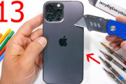 ＠iPhone 13 Pro Maxの耐久性を検証！開封したての新品を傷つけて曲げて炙ってみた＠海外の反応