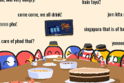 【世界】家族と過ごすニューイヤー【ポーランドボール】
