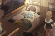 外国人「狭い部屋でまったりしているイラストが好きなんだが分かる？」