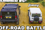 【海外の反応】ジムニーvsハマーH2！勝つのはどっち？