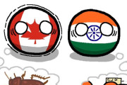 【インド-カナダ】ゴキブリ人民党【ポーランドボール】