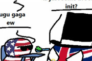 【アメリカ】アメリカに食べさせるよ【ポーランドボール】