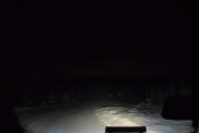 夜の峠で雪上ドリフトヒャッハ～！でも調子こいたらあかんで！という動画