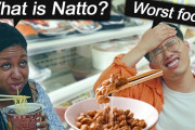 外国人カップル、初めて食べる日本の食べ物に大苦戦！？