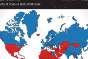 【海外の反応】胸フェチの国と尻フェチの国には共通点がある！