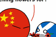 【中国】追悼記念日【ポーランドボール】