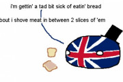 【イギリス】サンドイッチの日【ポーランドボール】